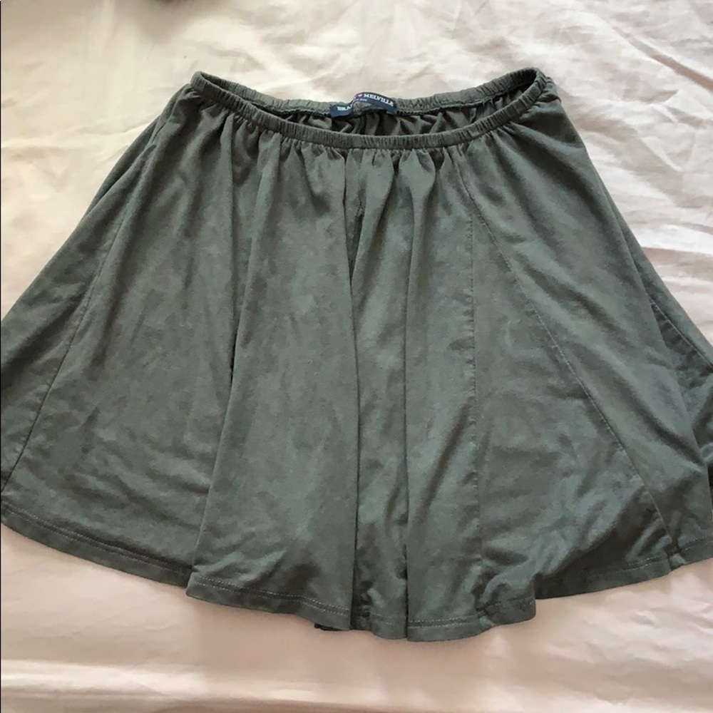 Brandy Melville suede mini skirt